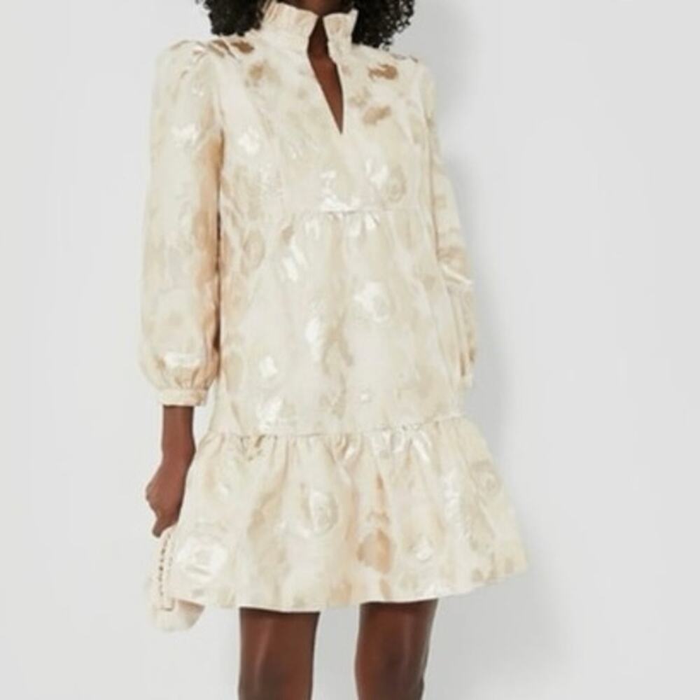 TUCKERNUCK EVERYTHING Must GO Champagne Fil Coupe Palmerston Dress